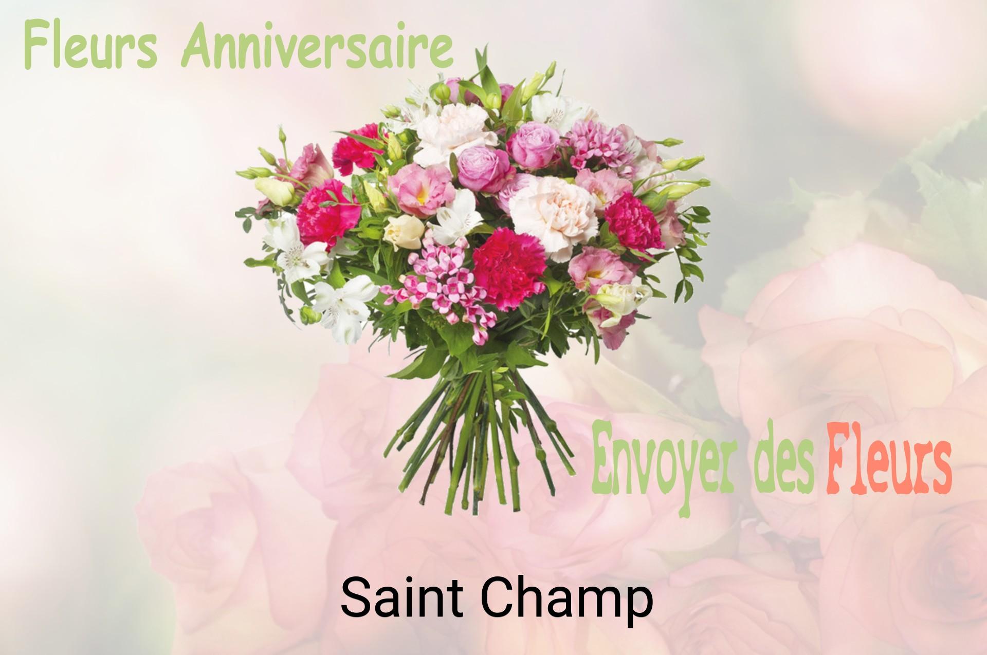 Bouquet de fleurs d’anniversaire livré à Saint-Champ
