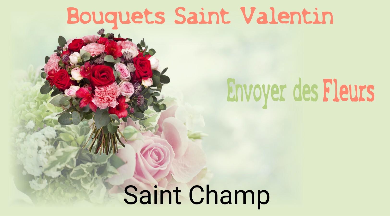 Roses de Saint-Valentin livrées à Saint-Champ